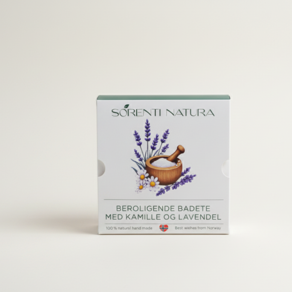 Sorenti Natura Kamille og Lavendel Beroligende Badete – naturlig velvære for badekaret