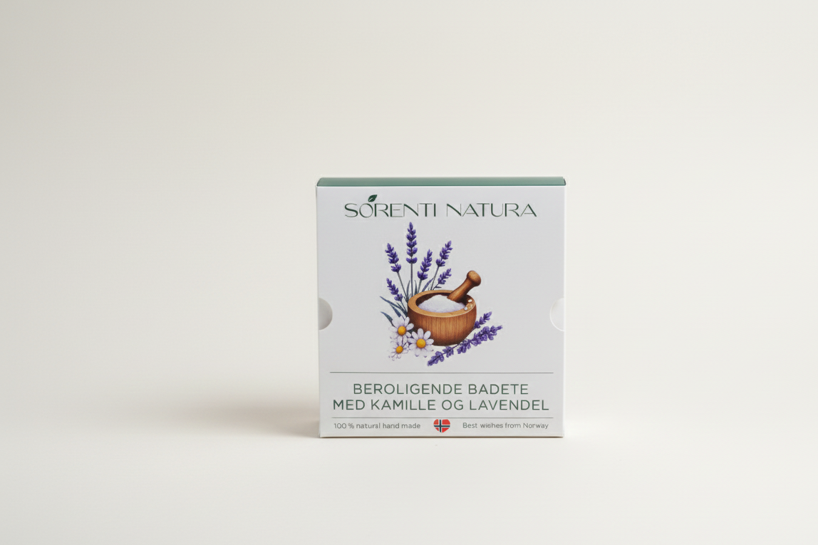 Sorenti Natura Kamille og Lavendel Beroligende Badete – naturlig velvære for badekaret
