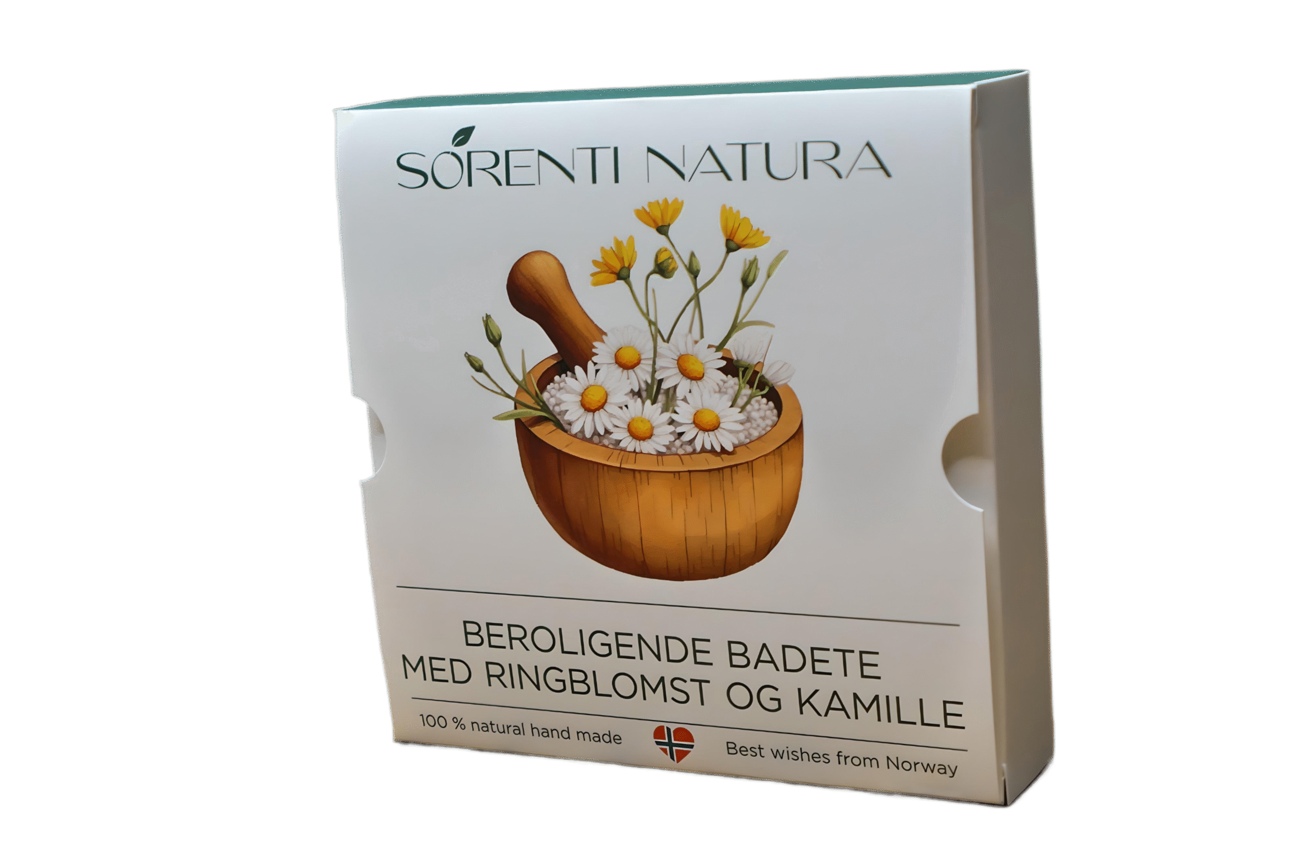 Calendula og Kamille Beroligende Badete package front right view